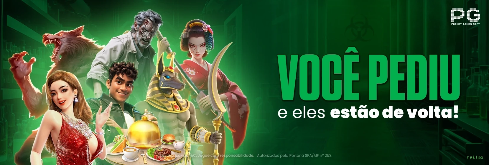 Imagem promocional do login da railpg